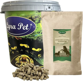 Lyra Pet Leinkuchen Leckerli für Pferde mit Apfel und Lein 5 kg - 5 kg – Bild 1 von 9