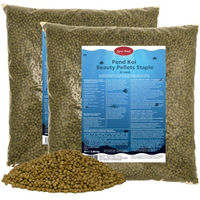 Produktbild von Lyra Pet Lyra Pond Koi Beauty Pellets Staple Fischfutter für Teichfische mit Insektenmehl und Spirulina 2 x 10 Liter (7,36 kg) - 2 x 10 l