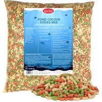 Produktbild von Lyra Pet Lyra Pond Pond Colour Sticks Koi Mix Fischfutter für Goldfische und Teichfische mit Spirulina 10 Liter (0,85 kg) - 10 l