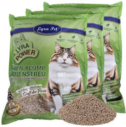 Lyra Pet Lyra Power Pinien Katzenstreu Klumpstreu unparfümiert 3 x 10 Liter - 3 x 10 l – Bild 1 von 8
