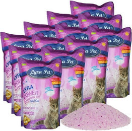 Lyra Pet Lyra Power Silica Silikat Katzenstreu klumpend 12 x 5 Liter – Bild 1 von 5