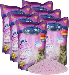Lyra Pet Lyra Power Silica Silikat Katzenstreu klumpend 6 x 5 Liter - 6 x 5 l – Bild 1 von 13