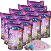 Produktbild von Lyra Pet Lyra Power Silikat Katzenstreu klumpend 12 x 5 Liter inklusive 2 Spielmäuse - 12 x 5 l