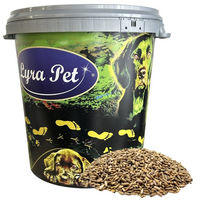 Produktbild von Lyra Pet Mariendistelsaat Einzelfuttermittel für Wildvögel 10 kg mit 30 L Tonne