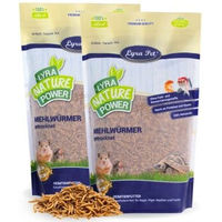 Produktbild von Lyra Pet Mehlwürmer getrocknet Insektenfutter für Fische 10 kg - 10 kg