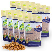 Produktbild von Lyra Pet Mehlwürmer getrocknet Insektenfutter für Fische 10 x 1 kg - 10 x 1 kg