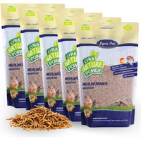 Produktbild von Lyra Pet Mehlwürmer getrocknet Insektenfutter für Fische 5 x 5 kg - 5 x 1 kg