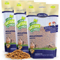Produktbild von Lyra Pet Mehlwürmer getrocknet Insektenfutter für Fische, Reptilien, Nager und Vögel 3 x 1 kg - 3 x 1 kg