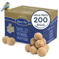Produktbild von Lyra Pet Meisenknödel Basic Vogelfutter für Wildvögel ohne Netz 18 kg - 200 x 90 g