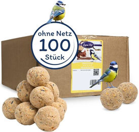 Lyra Pet Meisenknödel Basic Vogelfutter für Wildvögel ohne Netz 9 kg - 100 x 90 g – Bild 1 von 12