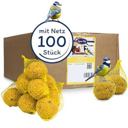 Lyra Pet Meisenknödel Basic Wildvogel Futter 100 Stück à 90 g 9 kg - 100 x 90 g – Bild 1 von 8