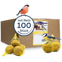 Produktbild von Lyra Pet Meisenknödel für Wildvögel mit Netz 100 Stück à 90 g 9 kg - 100 x 90 g