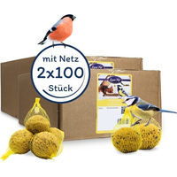 Produktbild von Lyra Pet Meisenknödel Vogelfutter für Wildvögel mit Netz 2 x 100 x 90 g - 2 x 90 g
