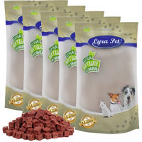 Produktbild von Lyra Pet Pferdefleischwürfel Hundesnack Monoprotein Hypoallergen 5 kg - 5 kg