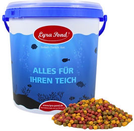Lyra Pet Pond Allround Koi Mix Fischfutter Color-Enhancing für Fische und Goldfische 10 Liter (3,7 kg) im Eimer – Bild 1 von 6