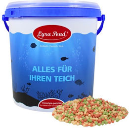 Lyra Pet Pond Colour Mix Light Teichfutter für Fische und Goldfische zur Farbintensivierung 10 Liter (1,09 kg) im Eimer – Bild 1 von 2