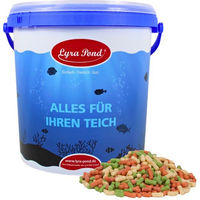 Produktbild von Lyra Pet Pond Colour Sticks Koi Mix Fischfutter für Goldfische und Teichfische mit Spirulina 10 Liter (0,85 kg) im Eimer