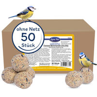 Produktbild von Lyra Pet Premium Meisenknödel Vogelfutter für Meisen und Wildvögel 50 x 85 g - 50 x 85 g