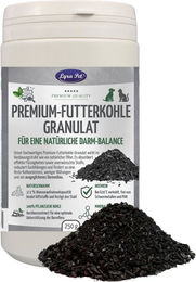 Lyra Pet Premium Pflanzenkohle Granulat für Hunde und Katzen zur Unterstützung der Verdauung 250 g – Bild 1 von 5