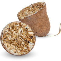 Produktbild von Lyra Pet Protein Boost Futterglocke mit Mehlwürmern für Wildvögel 3 x 8 Stück - 3 x 8 Stk.