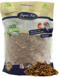 Lyra Pet Protein Boost Insekten Mix Ergänzungsfutter mit Mehlwürmern, Shrimps und Grashüpfern 1 kg - 1 kg – Bild 1 von 13