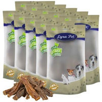 Produktbild von Lyra Pet Rinderdörrfleisch Monoprotein Kausnack für Hunde 10 kg - 10 kg