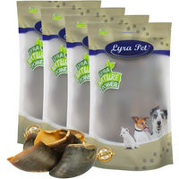 Produktbild von Lyra Pet Rinderhufe Kausnack für Hunde Monoprotein naturbelassen 60 Stück 4,8 kg - 60 x 80 g