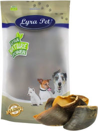 Lyra Pet Rinderhufe Kausnack für Hunde Monoprotein ohne Farb- und Aromastoffe 1,05 kg - 15 x 80 g – Bild 1 von 8