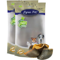 Produktbild von Lyra Pet Rinderhufe Kausnack für Hunde monoprotein und naturbelassen 2,4 kg - 30 x 80 g