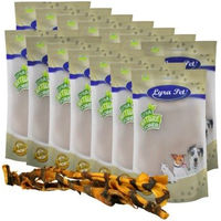 Produktbild von Lyra Pet Rinderkopfhautstangen mit Pansen 70 cm Monoprotein Kausnack für Hunde