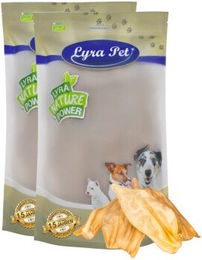 Lyra Pet Rinderohren Monoprotein Naturkauartikel für Hunde 4 kg - 200 x 20 g – Bild 1 von 8
