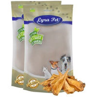 Produktbild von Lyra Pet Rinderohren Monoprotein Naturkauartikel für Hunde 6 kg - 200 x 30 g