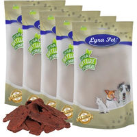 Produktbild von Lyra Pet Rindfleischstreifen Trockenfleisch Monoprotein für Hunde 5 kg - 5 kg