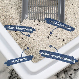 Lyra Pet SilverCat Katzenstreu Bentonit mit Aktivkohle und Babypuder Duft 2 x 15 Liter - 2 x 15 l – Bild 1 von 12
