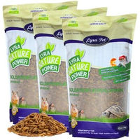 Produktbild von Lyra Pet Soldatenfliegenlarven getrocknet 15 kg Insektenfutter für Vögel, Fische, Nager und Reptilien - 15 kg