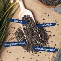 Produktbild von Lyra Pet Sonnenblumenkerne Schwarz Wildvogel Futter 10 kg mit 30 L Tonne - 10 kg