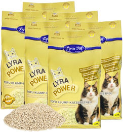 Lyra Pet Tofu Katzenstreu unparfümiert klumpend 15 kg - 15 kg – Bild 1 von 5