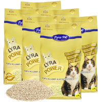 Produktbild von Lyra Pet Tofu Katzenstreu unparfümiert klumpend 15 kg - 15 kg