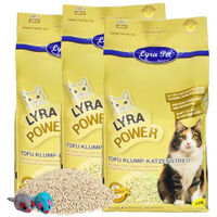 Produktbild von Lyra Pet Tofu Katzenstreu unparfümiert klumpend 7,5 kg inkl. 2 Mäuse - 7,5 kg