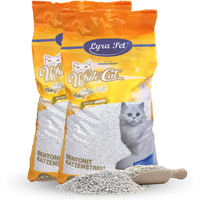 Produktbild von Lyra Pet White Cat Katzenstreu Bentonit mit Babypuderduft 2 x 15 Liter - 2 x 15 l