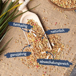 Lyra Pet Wildvogel Streufutter Ganzjähriges Vogelfutter mit Vitaminperlen 20 kg - 2 x 10 kg – Bild 1 von 8