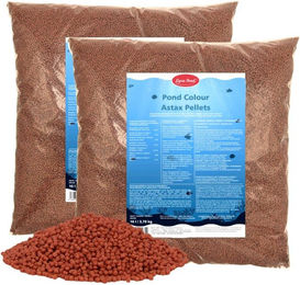 Lyra Pond Color-Enhancing Astax Koi Pellets Fischfutter für Goldfische und Teichfische 2 x 10 Liter (7,4 kg) - 2 x 10 l – Bild 1 von 8