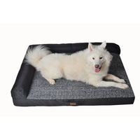 Produktbild von M-Diamant Orthopädisches Hundebett aus Plüsch für Hunde und Katzen Waschbar und Rutschfest