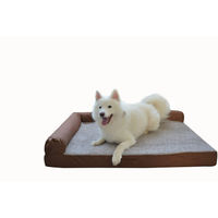Produktbild von M-Diamant Orthopädisches Hundebett und Katzenbett aus Plüsch Waschbar und Rutschfest