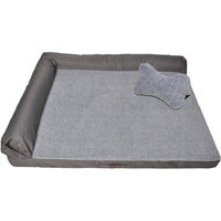 Produktbild von M-Diamant Orthopädisches Hundebett und Katzenbett aus Plüsch Waschbar und Rutschfest