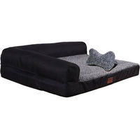 Produktbild von M-Diamant Orthopädisches Hundebett aus Plüsch für Hunde und Katzen Waschbar und Rutschfest