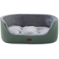 Produktbild von M-Diamant Orthopädisches Hundebett aus Polyester in Grün für Senior Hunde
