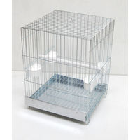Produktbild von M.O. Vogelkäfig aus Metall für Papageien und Großsittiche Silber