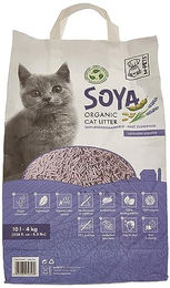 M-PETS Bio Soja Katzenstreu Lavendel 10 L biologisch abbaubar – Bild 1 von 4