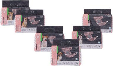 M-Pets Carbon Hundewindeln für Hündinnen Größe L Rosa – Bild 1 von 4